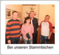 Bei unseren Stammtischen