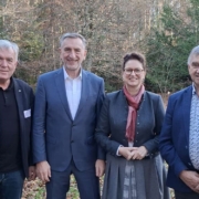 Am Bild: ÖR Karl Keplinger, Präsident Günther Felßner, Landesbäuerin Christine Singer und ÖR Johann Großpötzl