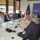 UBV Vertreter mit Generaldirektor Wolfgang Burtscher und Jurist Oliver Sitar im Gespräch